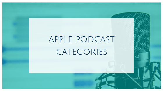 Apple podcasts categories